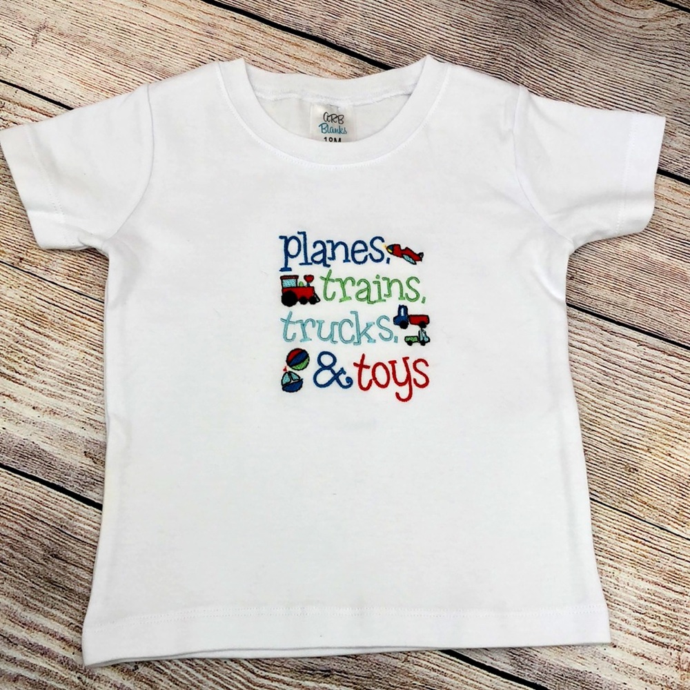 Boys embroidered tshirt